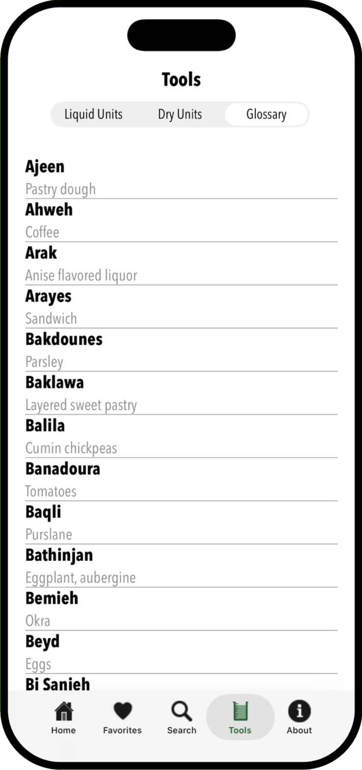 100 Lebanese Recipes iOS App